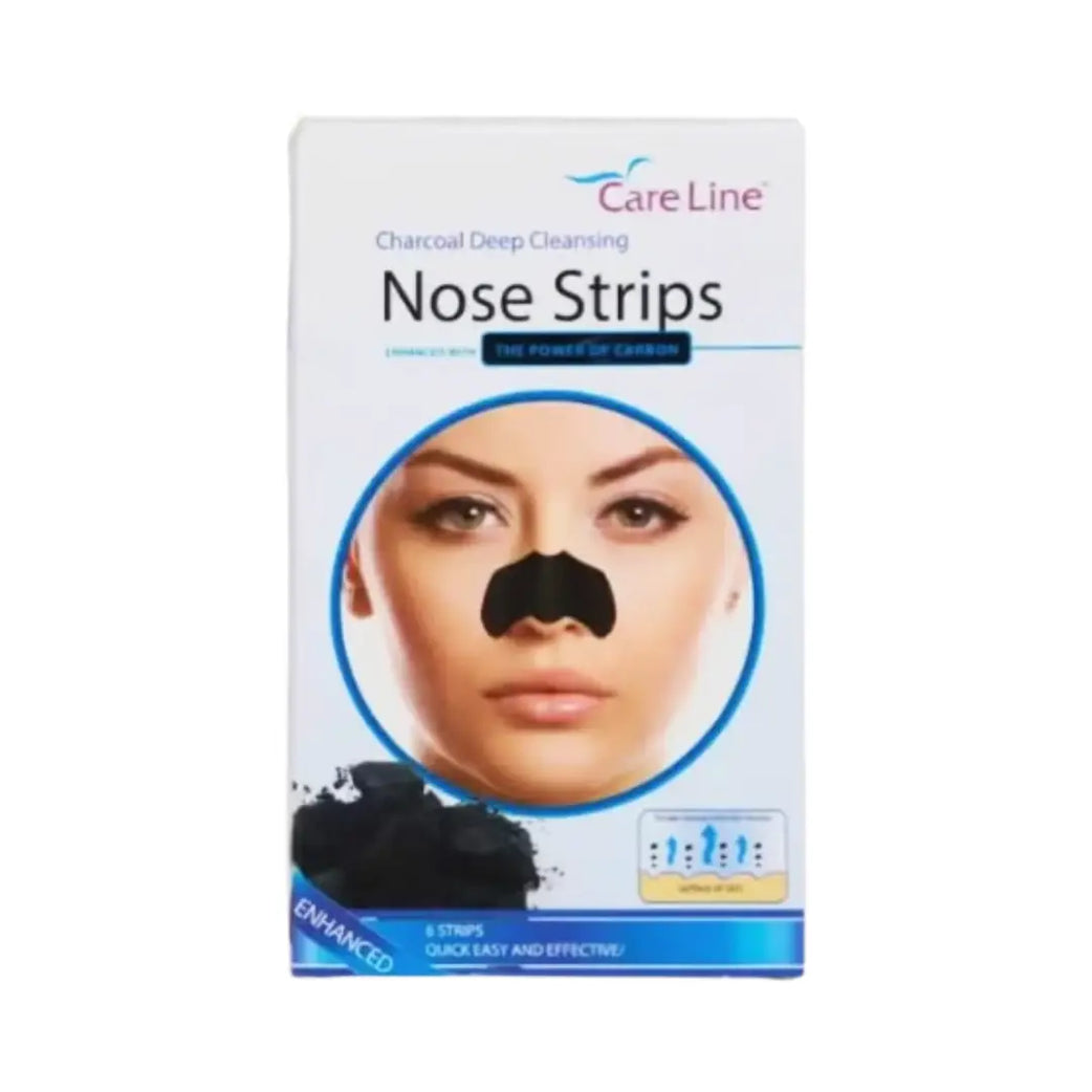 Careline Charcoal Deep Cleansing Nose Strips (6 Strips) – Pore Cleansing & Blackhead Care