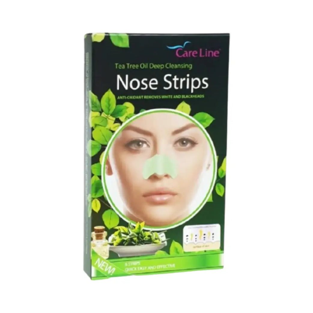 Careline Tea Tree Oil Deep Cleansing Nose Strips 6s – Pore Cleansing & Oil Control Strips