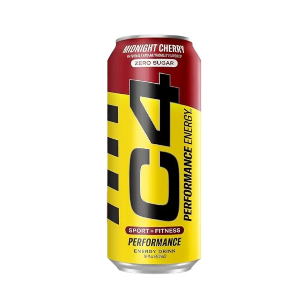 Cellucor C4 Energy Drink Midnight Cherry 473ml – Zero Sugar Energy Beverage