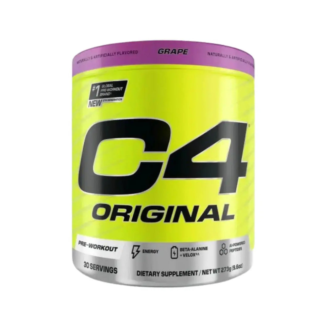 Cellucor C4 Original Pre Workout Powder 273g Grape Flavor 30 Servings Energy Focus Support