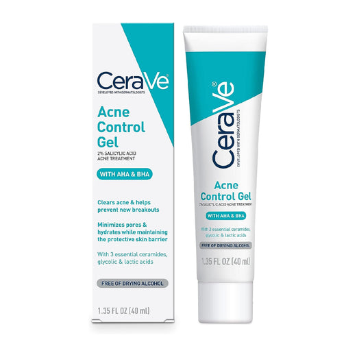 CeraVe Acne Control Gel with AHA, BHA & 2% Salicylic Acid Treatment 40 ml