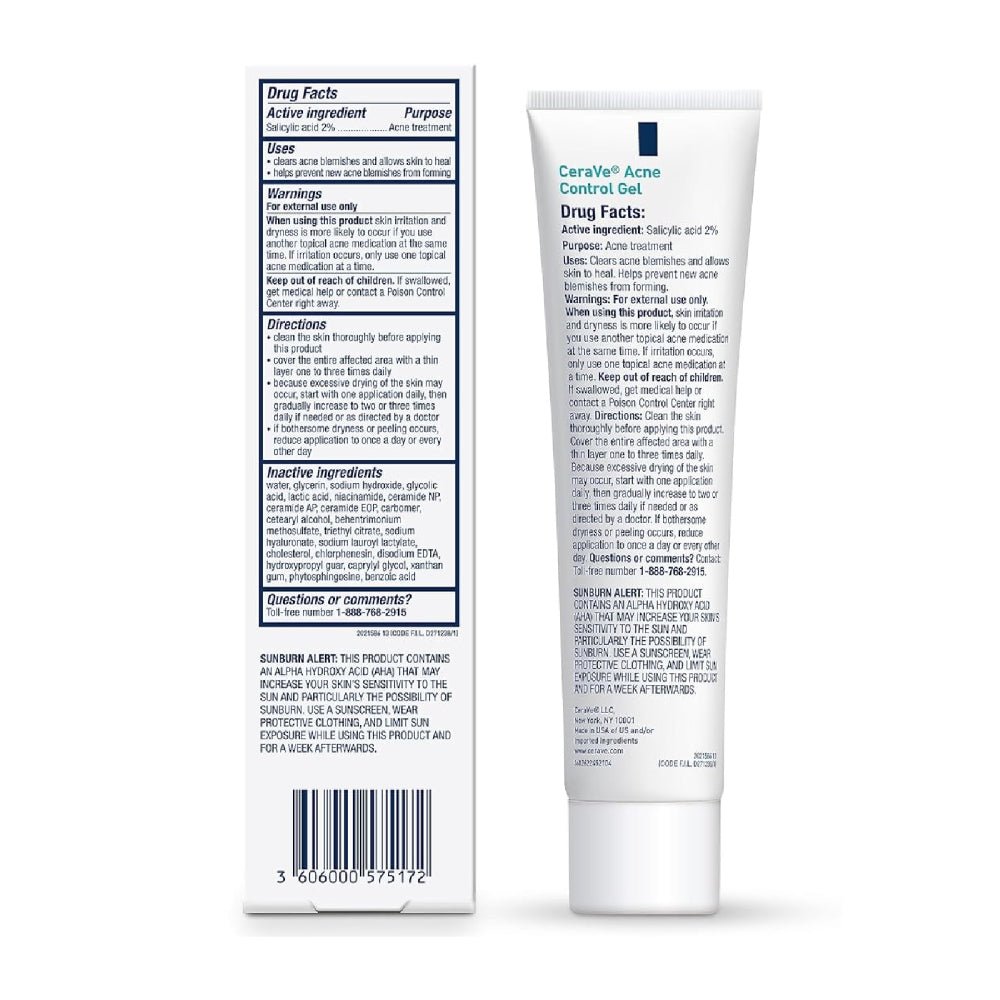 CERAVE ACNE CONTROL GEL 40ML
