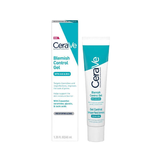 جل علاج CeraVe Blemish Control مع AHA وBHA، 40 مل