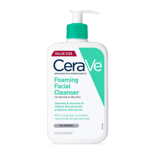 منظف ​​الوجه الرغوي CeraVe للبشرة العادية إلى الدهنية