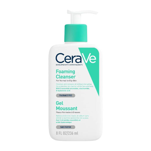 CeraVe Foaming Facial Cleanser for Normal to Oily Skin