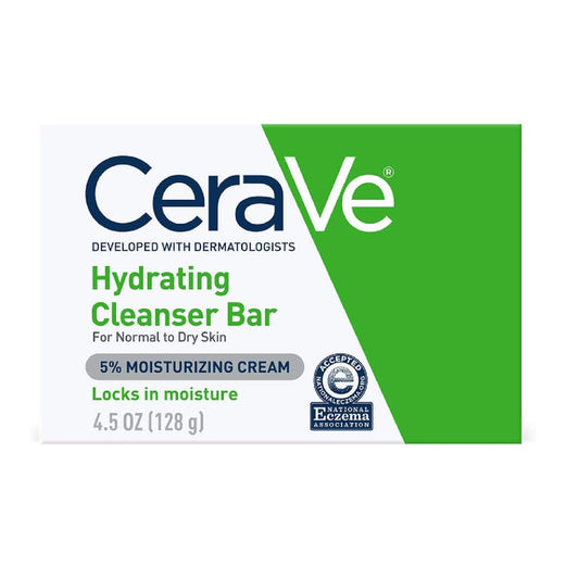 CeraVe Hydrating Cleanser Bar for Dry to Normal Skin 128g