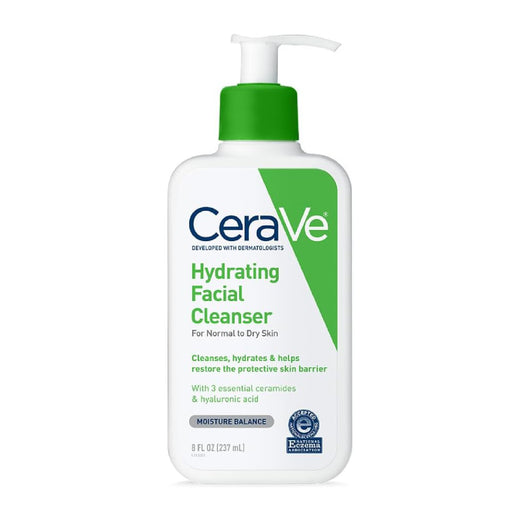 CeraVe Hydrating Cream-to-Foam Cleanser for Normal to Dry Skin 8 fl.oz