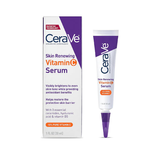 سيروم CeraVe لتجديد البشرة بفيتامين C مع حمض الهيالورونيك لمكافحة الشيخوخة 30 مل