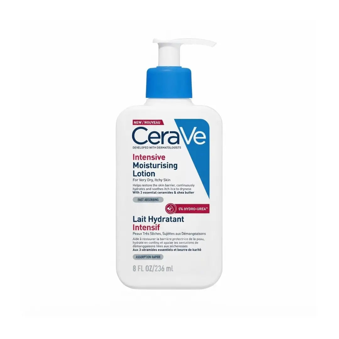 CeraVe Intensive Moisturising Lotion 236ml – 5% Hydro-Urea & Ceramides for Dry Skin