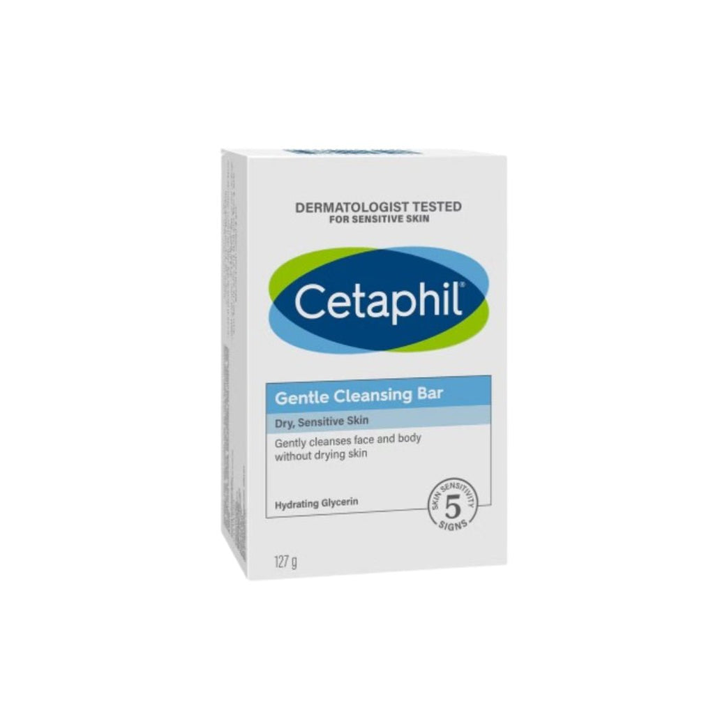 Cetaphil Gentle Cleansing Bar for Dry and Sensitive Skin 127g