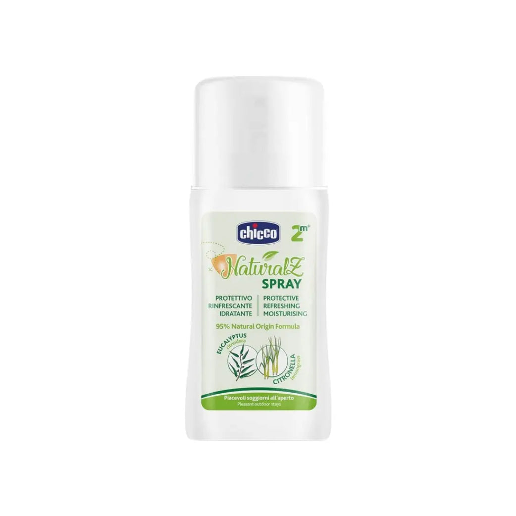 Chicco NaturalZ Citronella Protective Spray 60ml | Natural Skin Protection & Refreshing Spray
