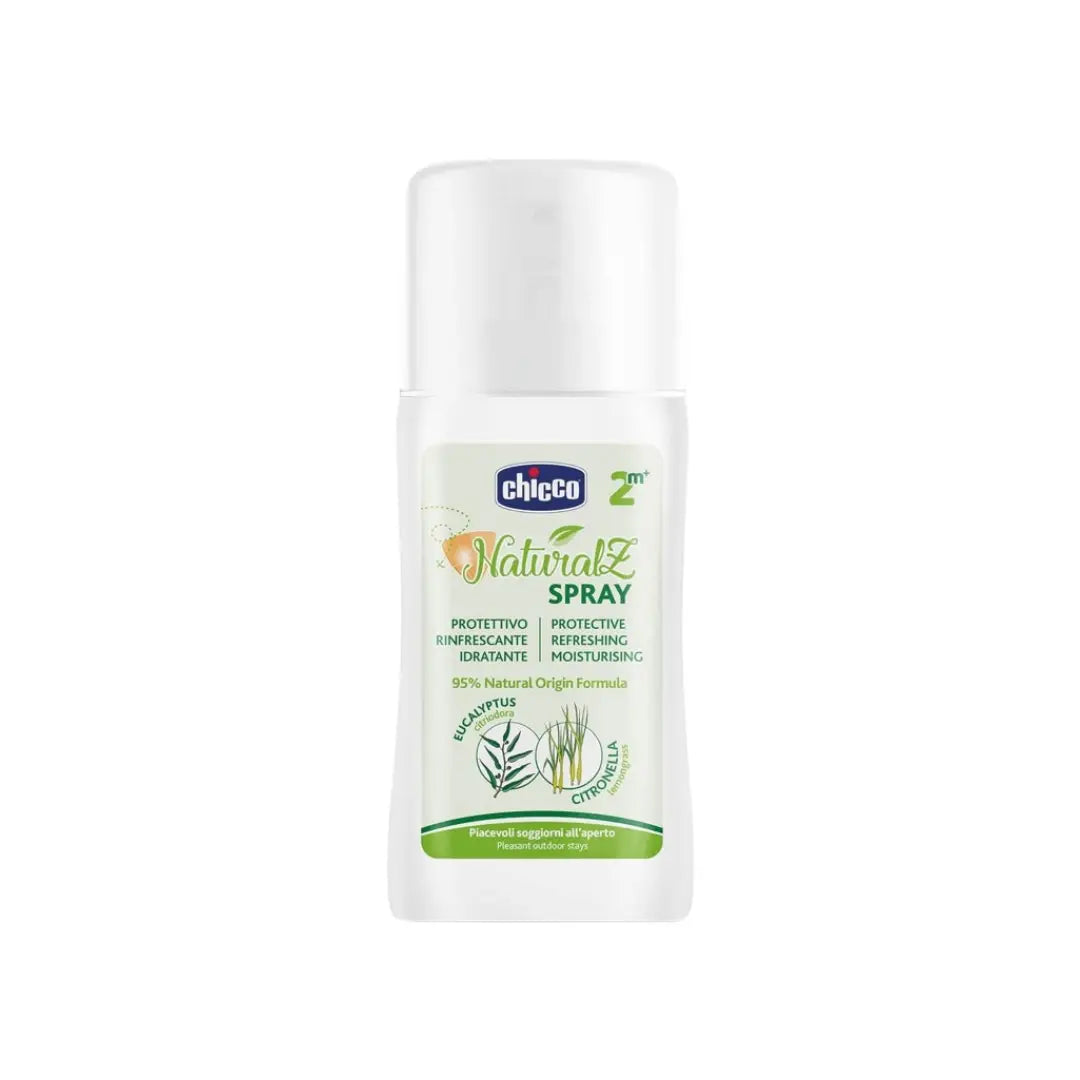Chicco NaturalZ Citronella Protective Spray 60ml | Natural Skin Protection & Refreshing Spray