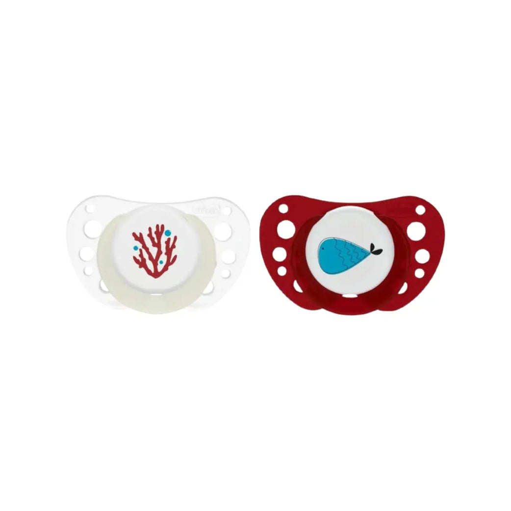 Chicco PhysioForma Air Soother 16-36 Months 2 Pack | Orthodontic Pacifier with Extra Airflow