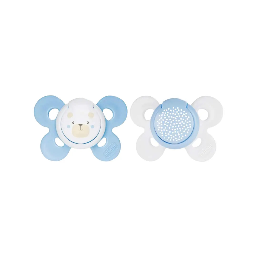 Chicco PhysioForma Comfort Soother 2-6 Months 2 Pack | Orthodontic Baby Pacifier