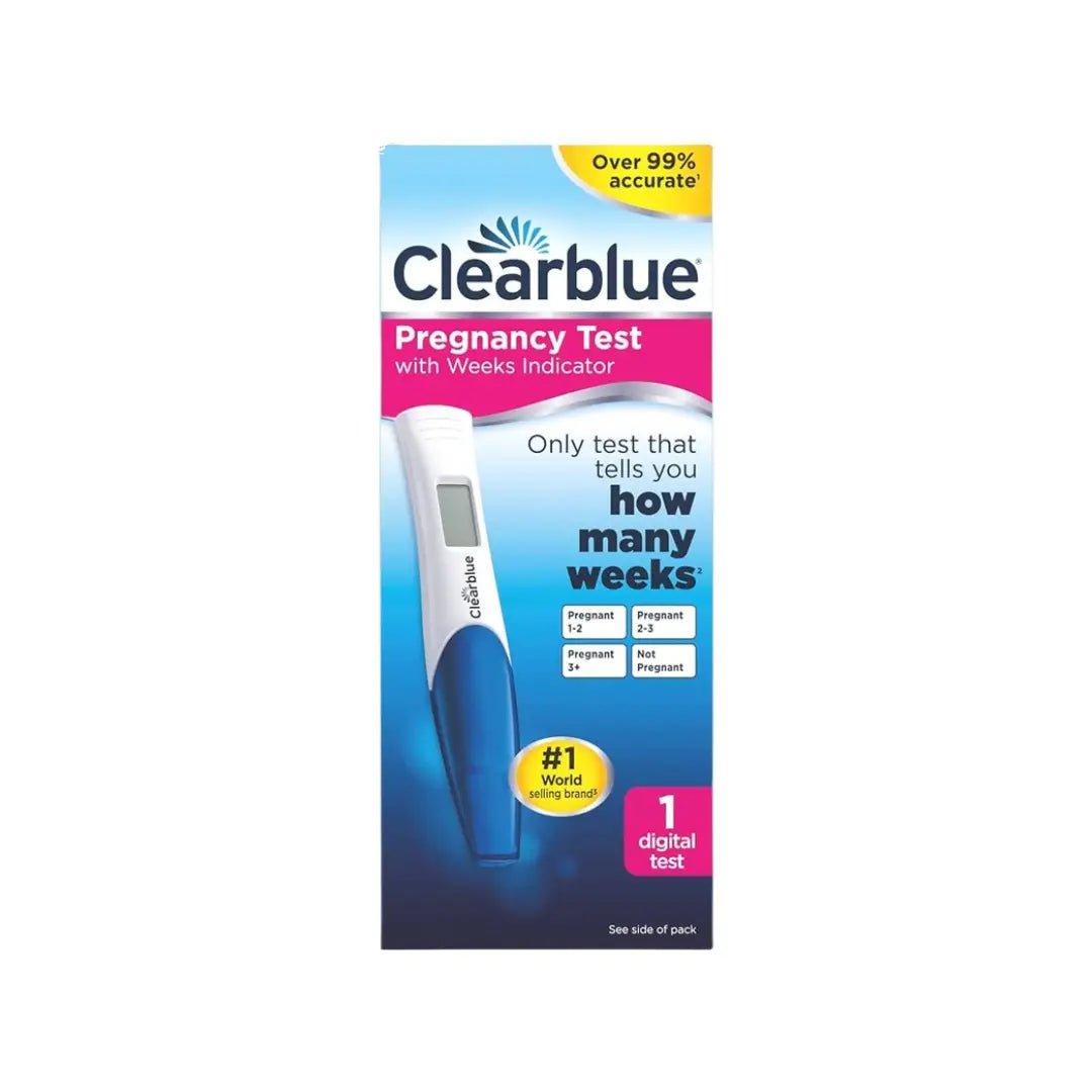 Clear Blue with Weeks Indicator Pregnancy Test 1s