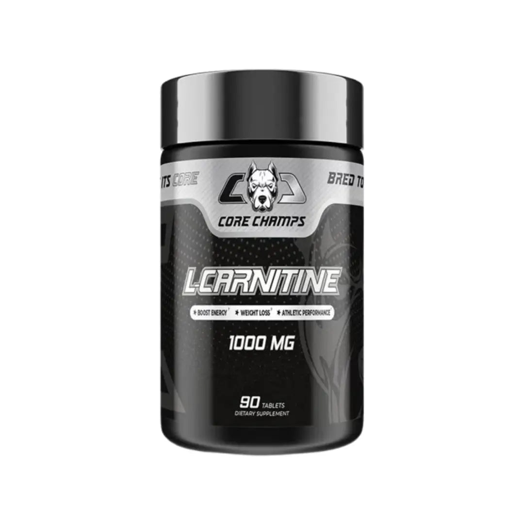 Core Champs L-Carnitine 1000mg Tablets 90s - L-Carnitine Dietary Supplement