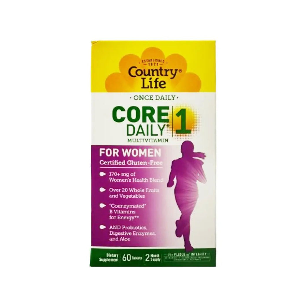 Country Life Core Daily 1 Multivitamin for Women Tablets 60s