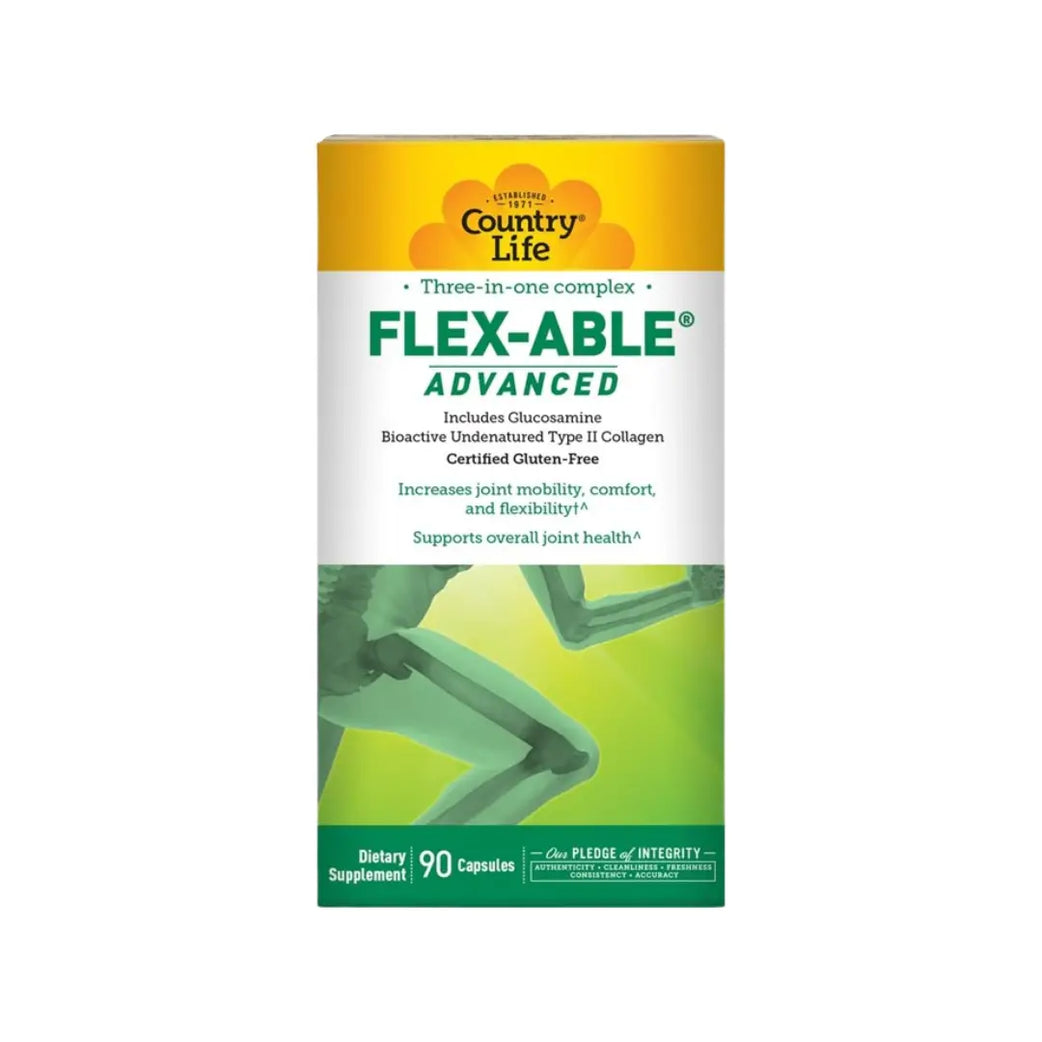 Country Life FlexAble Advanced Capsules 90s | Joint Support & Mobility Supplement
