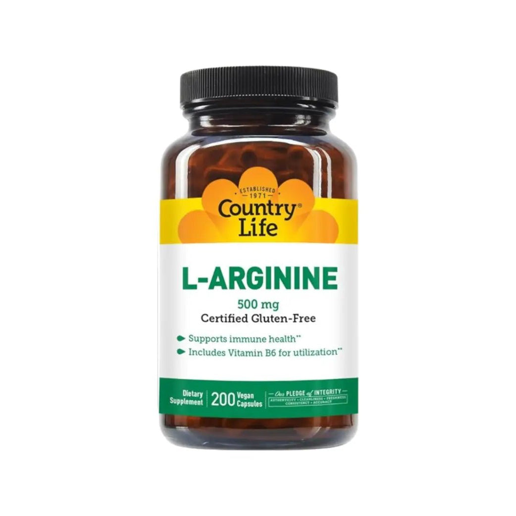 Country Life L Arginine 500mg Cap 100s
