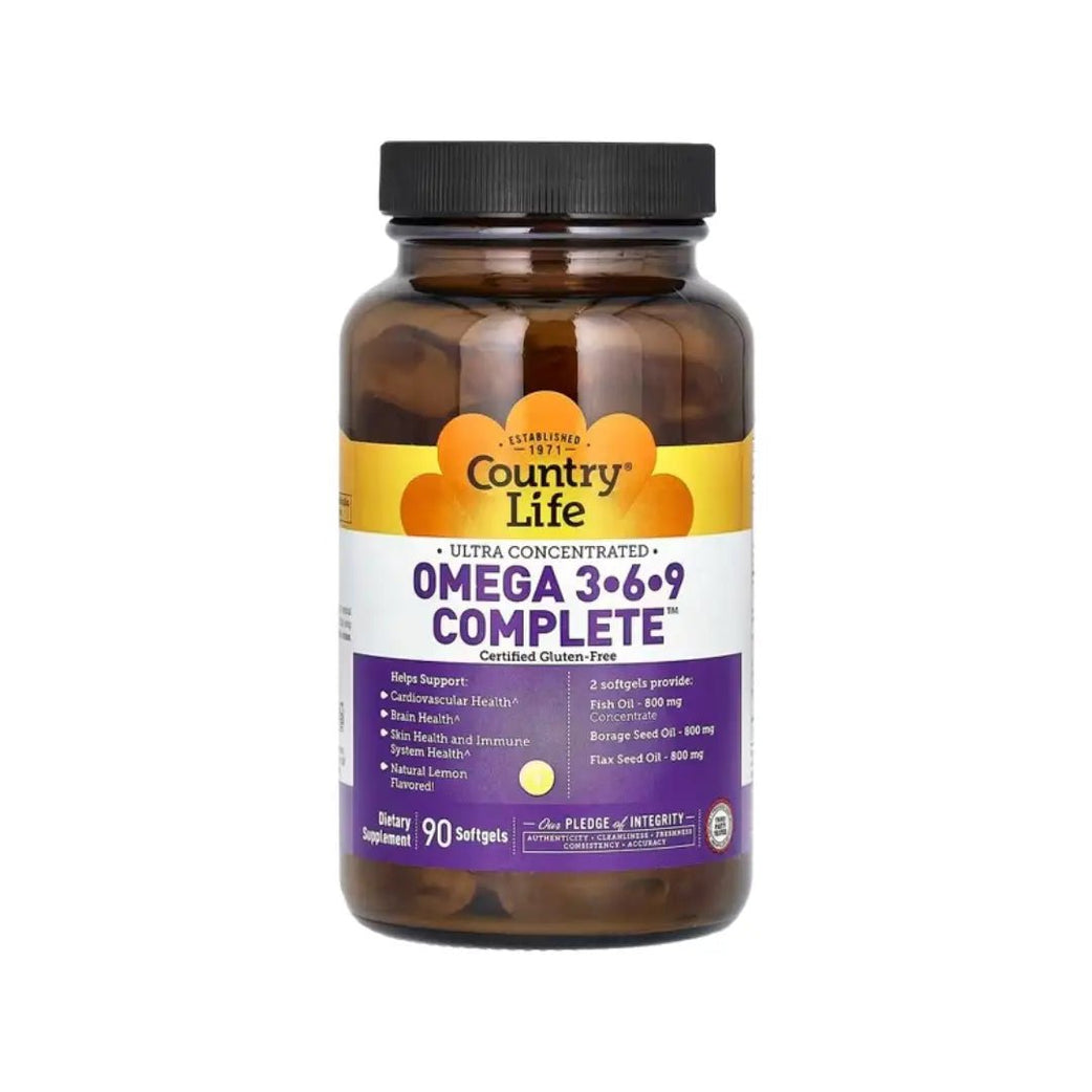 Country Life Ultra Concentrated Omega 369 Softgel 90s