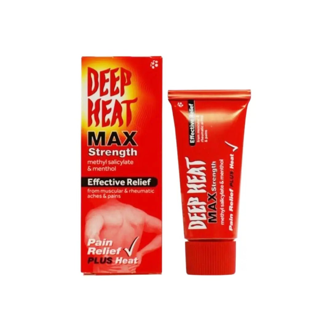 Deep Heat Max Strength 35g – warming cream for targeted muscle and joint discomfort relief