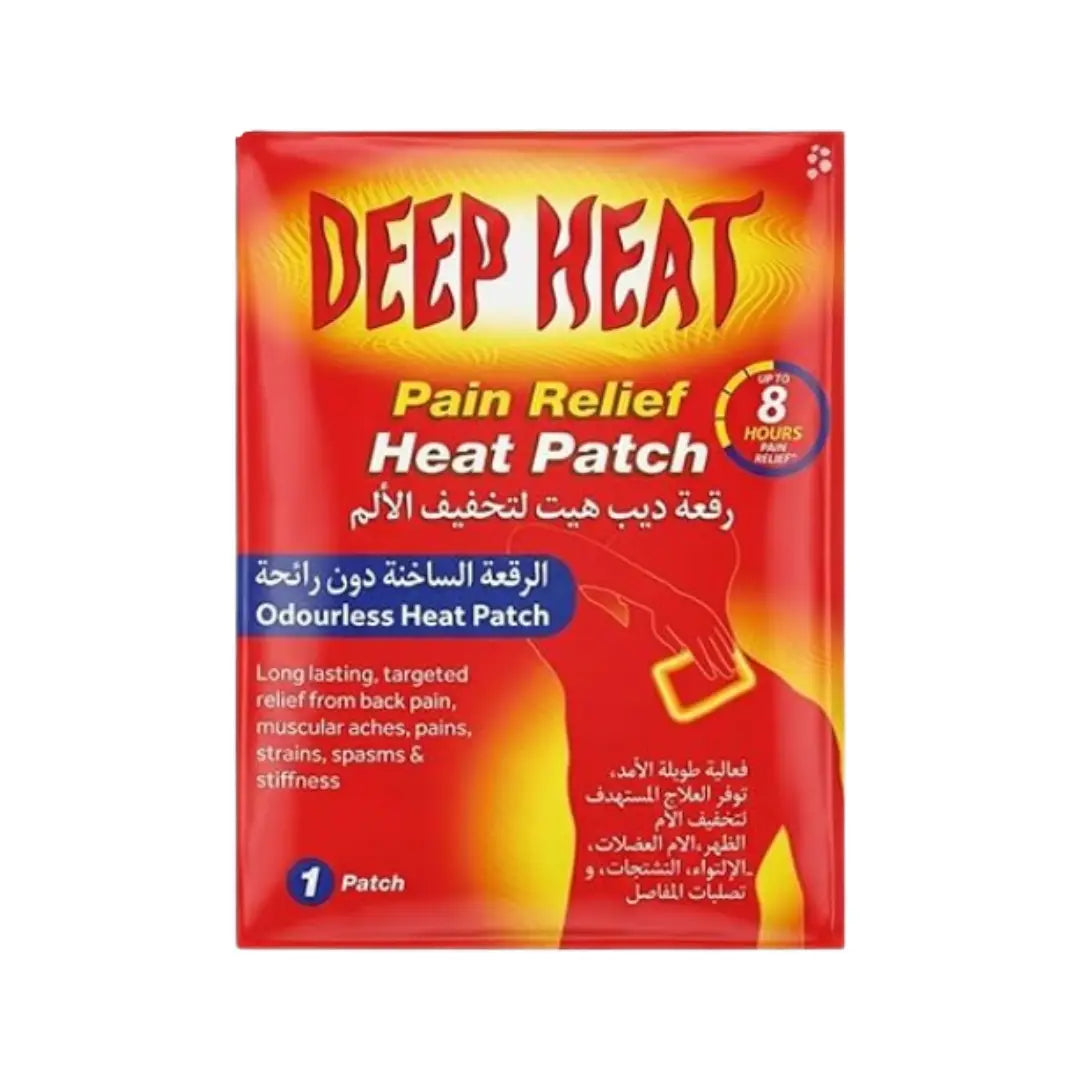 Deep Heat Pain Relief Heat Patch 1s | Air-Activated Warming Patch for Muscle & Joint Comfort