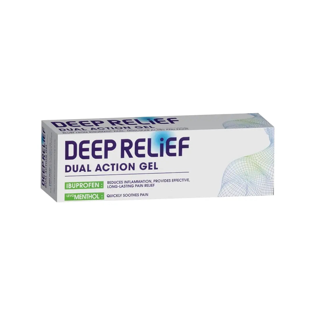 Deep Relief Dual Action Gel 100g – Cooling & Warming Topical Massage Gel