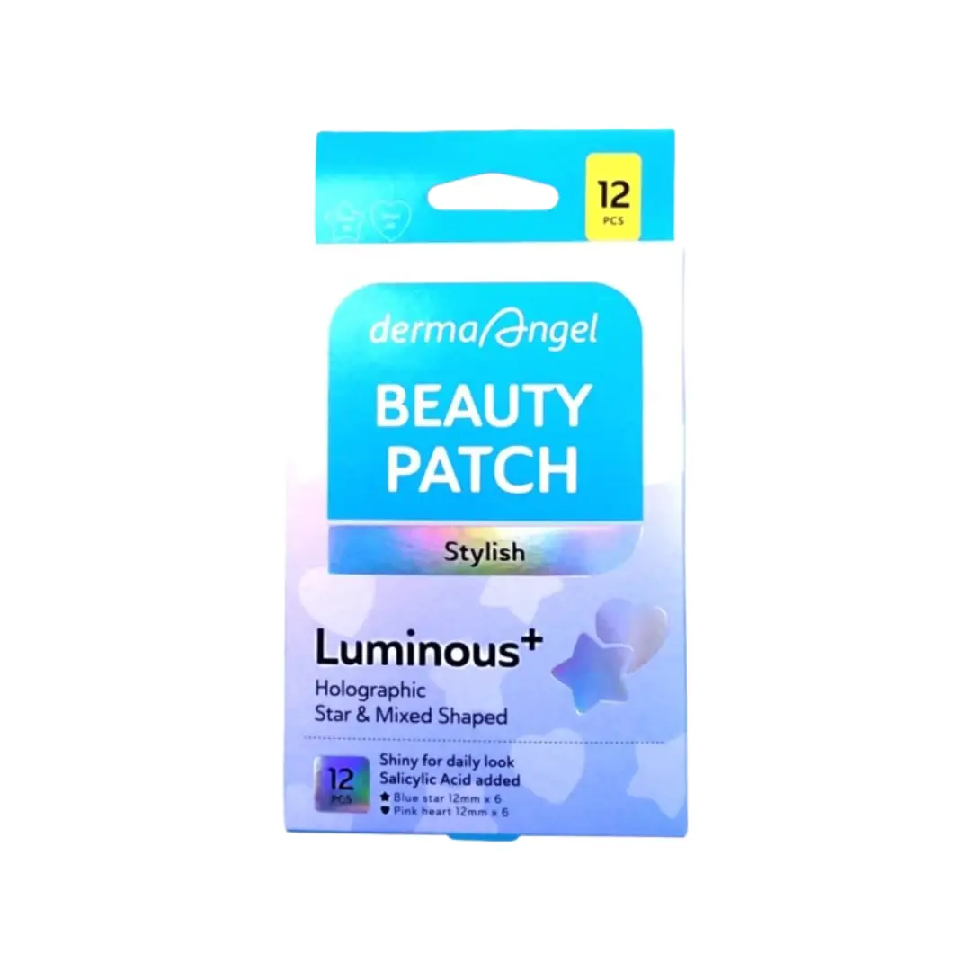 Derma Angel Stylish Beauty Patch 12s – Decorative Blemish Cover Patches for Daily Use