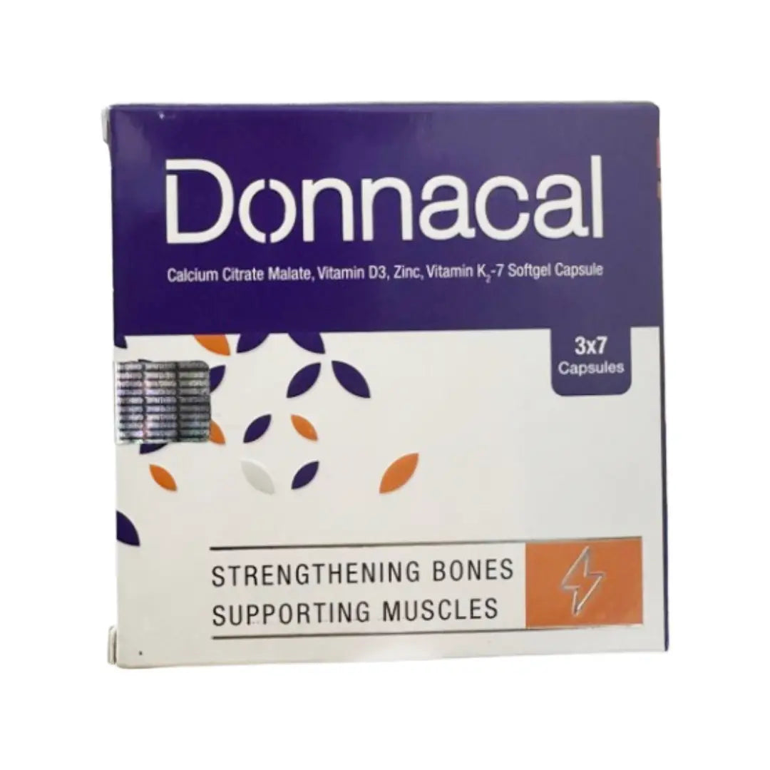 Donnacal Capsules 21s – Daily Calcium & Vitamin Support Supplement