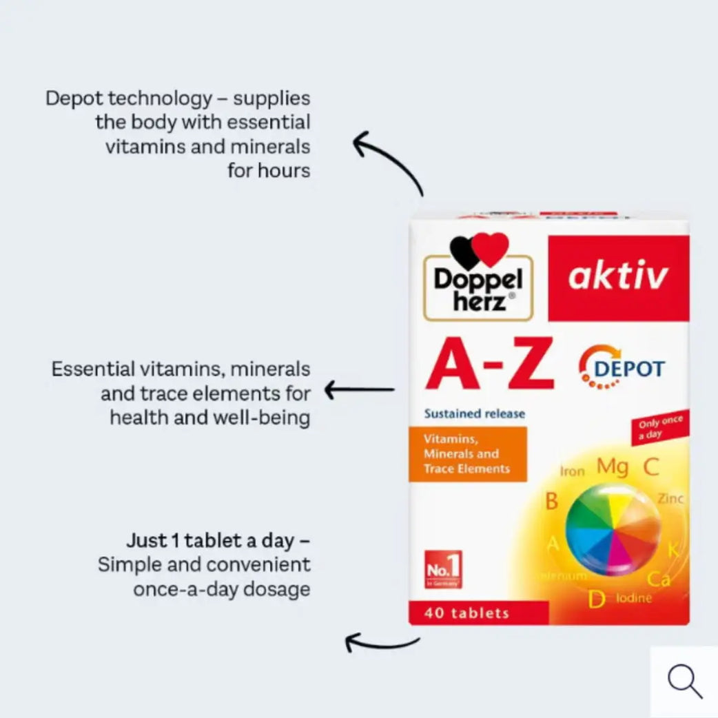 Doppelherz aktiv A-Z Depot Tablets 40s