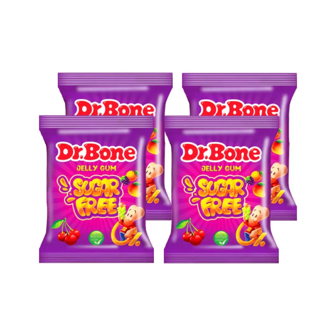Dr. Bone Sugar Free Jelly Fruit Gum 4 packs