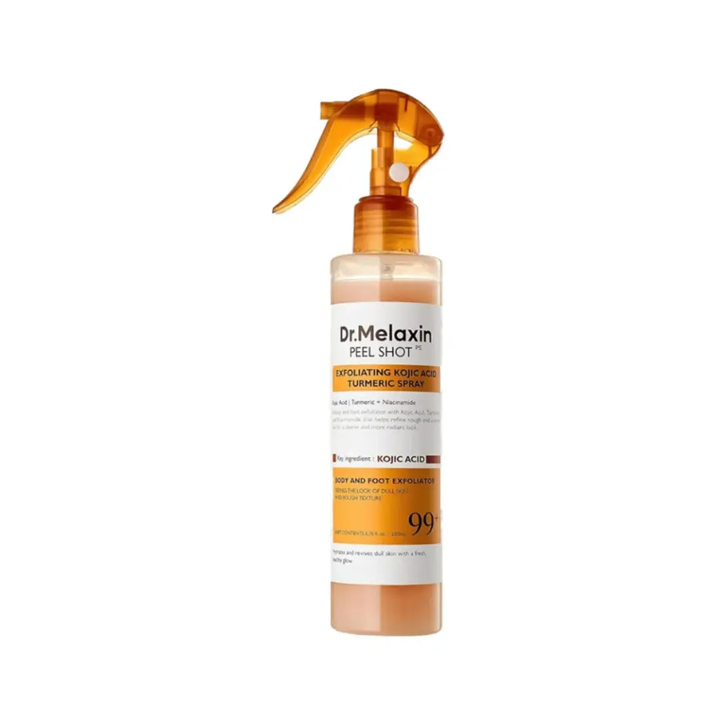 Dr. Melaxin Peel Shot Exfoliating Kojic Acid Turmeric Spray 200ml – Exfoliating Skincare Spray