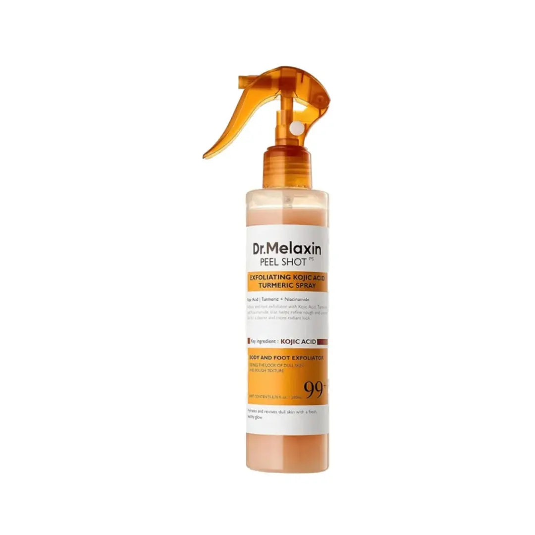 Dr. Melaxin Peel Shot Exfoliating Kojic Acid Turmeric Spray 200ml – Exfoliating Skincare Spray