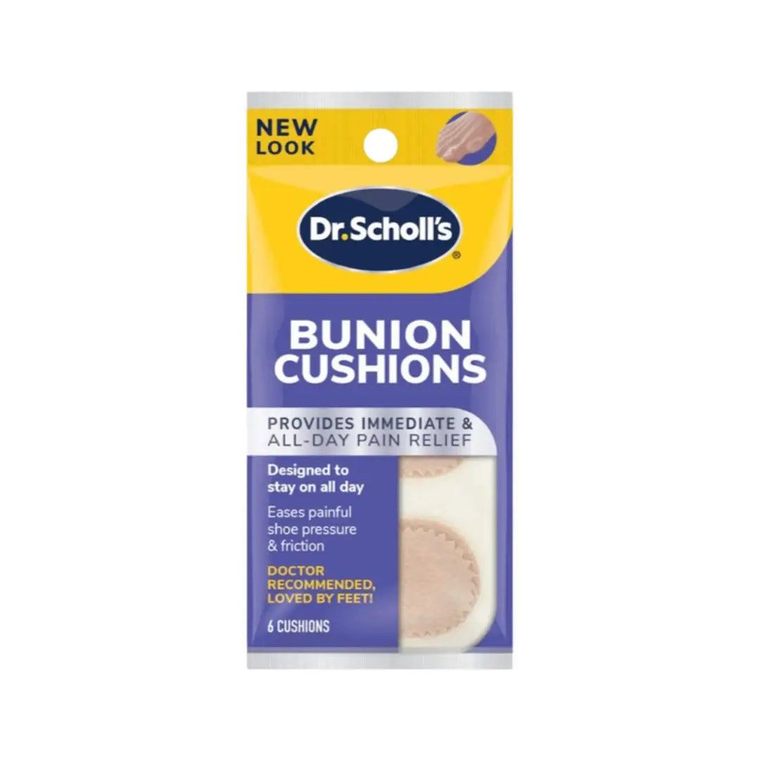 Dr. Scholl’s Bunion Cushions 6s | Protective Cushions for Bunion Pain & Shoe Friction