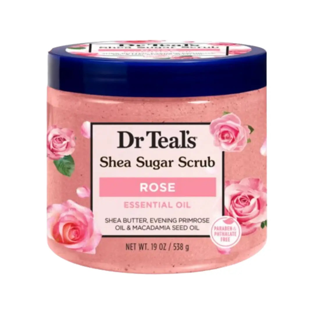 Dr. Teals Shea Sugar Scrub Rose 538G