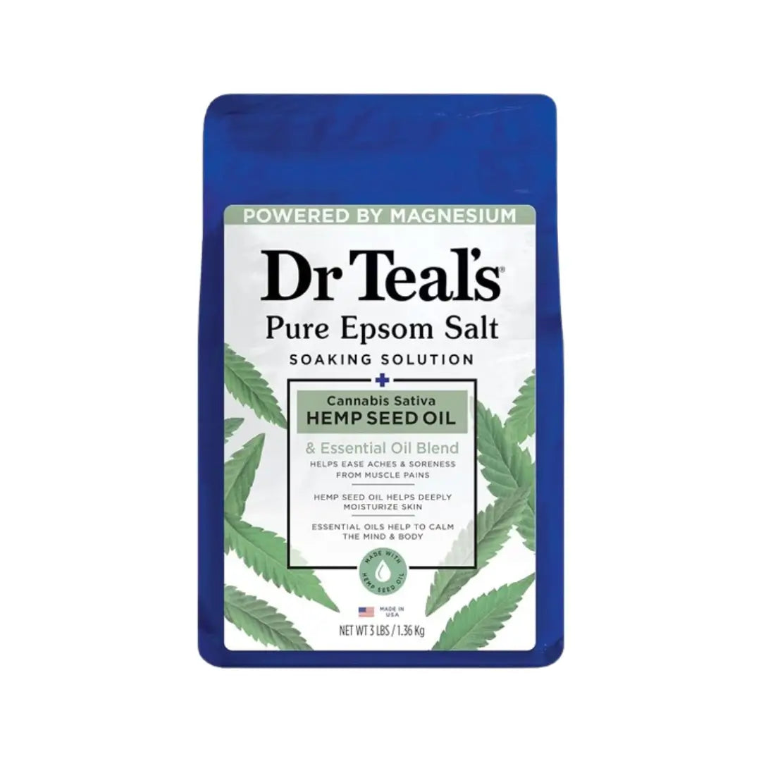 Dr. Teals Pure Epsom Salt Hemp Seed Oil 1.36KG