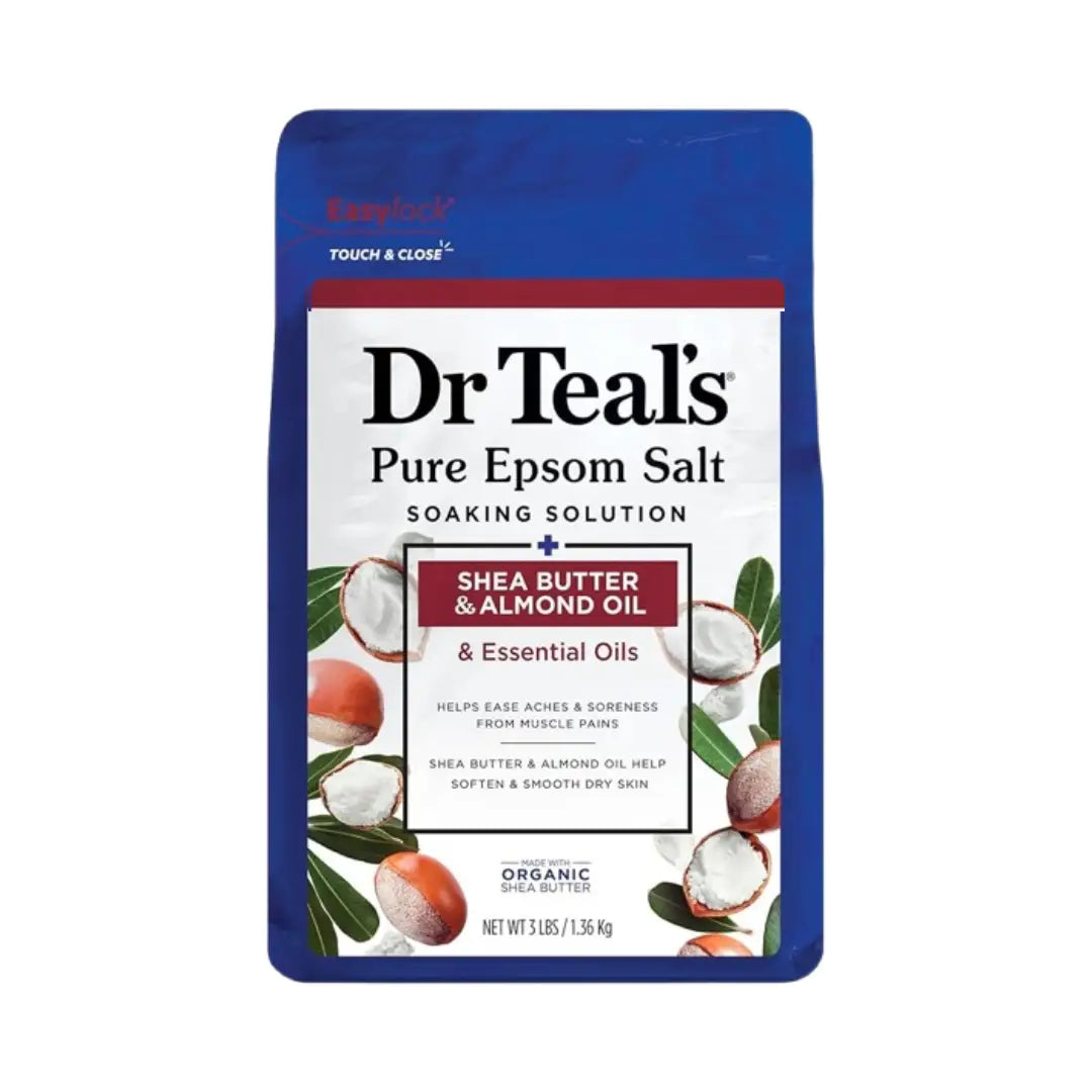 Dr. Teals Pure Epsom Salt Shea Butter & Almond Oil 1.36KG