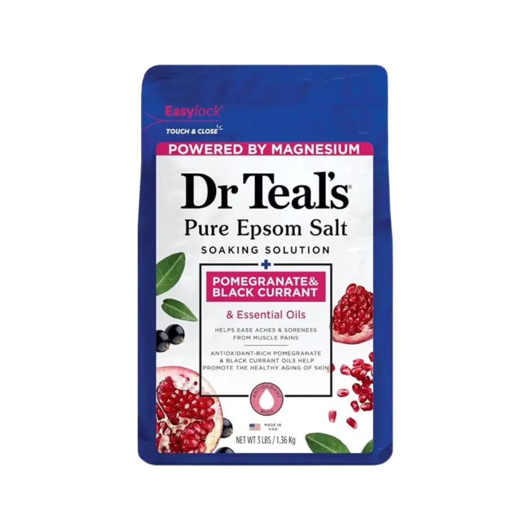 Dr. Teals Pure Epsom Salt Pomegranate & Black Currant 1.36KG