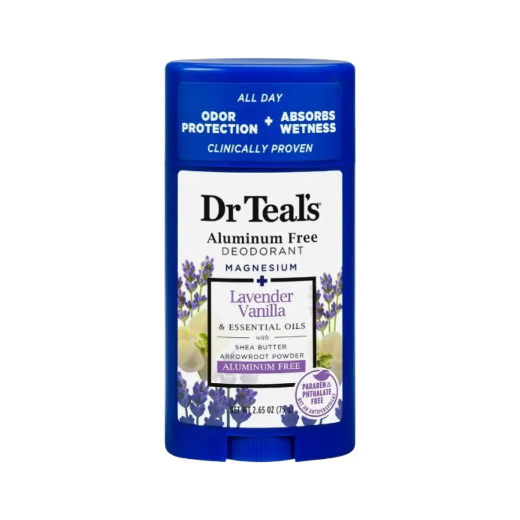 Dr. Teals Aluminum Free Lavender Vanilla Deo 75G