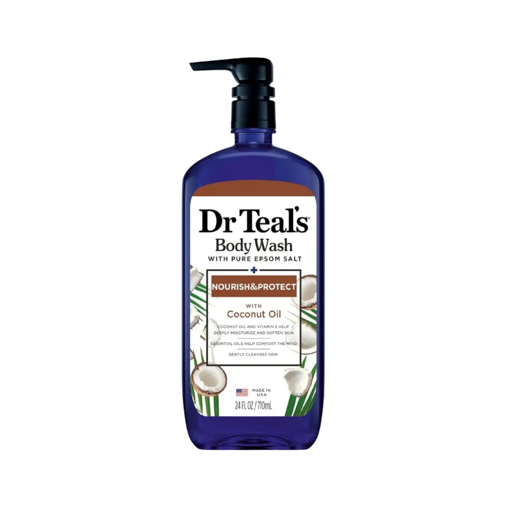 Dr. Teals Epsom Body Wash Coconut Oil 710ML