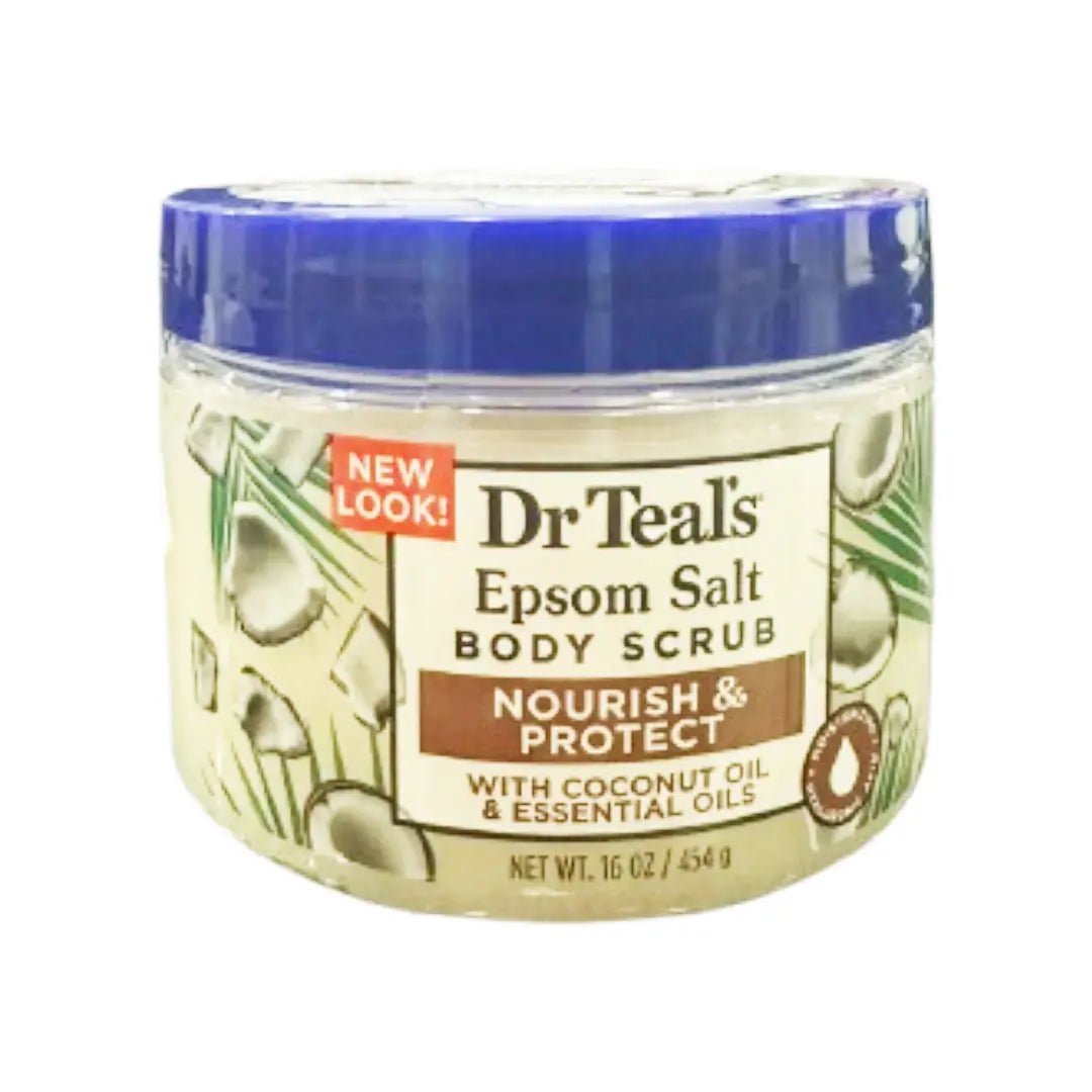 Dr. Teals Epsom Salt Nourish & Protect Coconut Body Scrub 454G