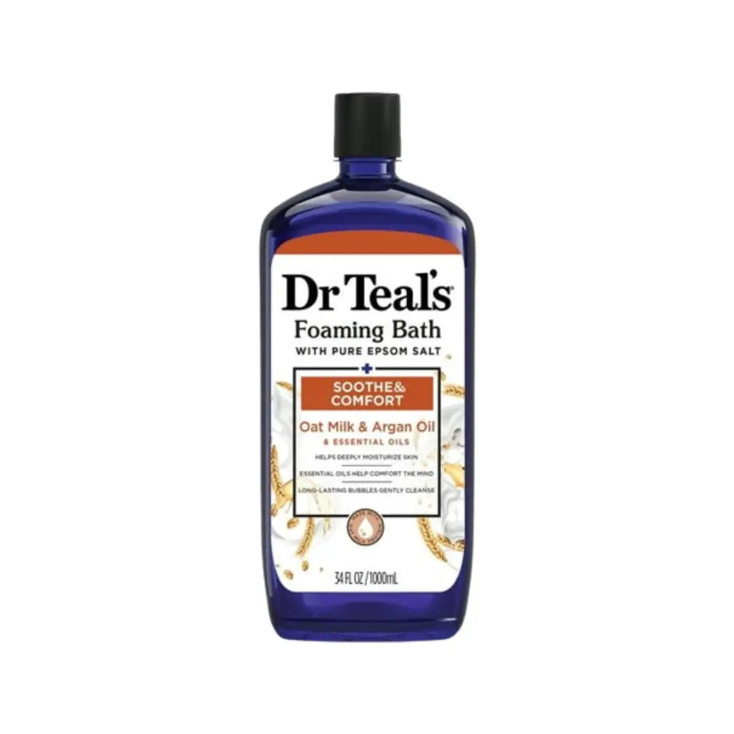 Dr. Teals Foaming Bath Oat Milk & Argan Oil 1000ML