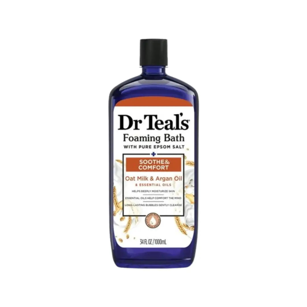 Dr. Teals Foaming Bath Oat Milk & Argan Oil 1000ML