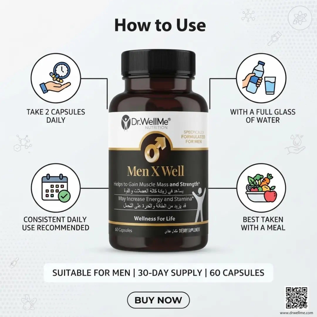 Dr Wellme Men X Well Capsules 60s