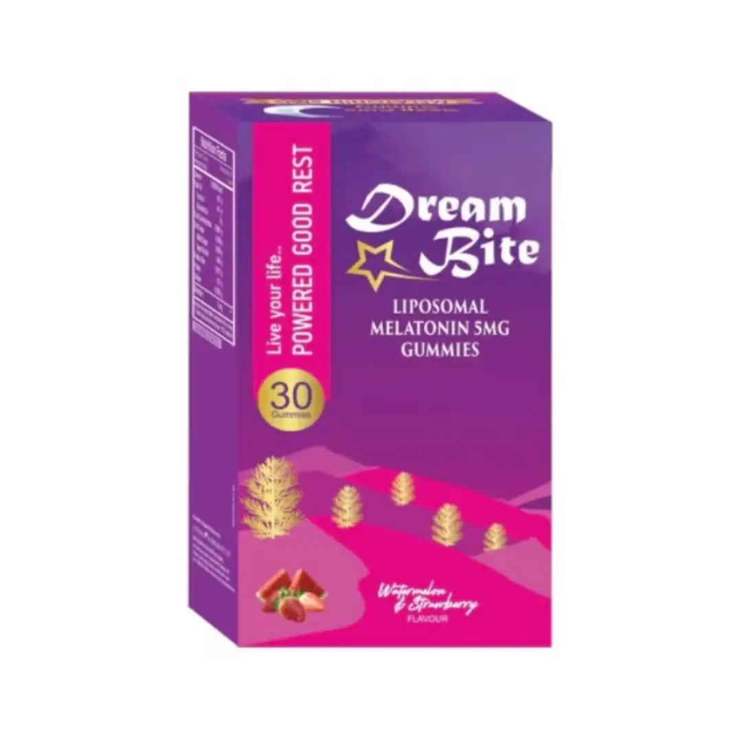 Dream Bite Liposomal Melatonin 5mg Gummies 30s | Nighttime Wellness Support Gummies