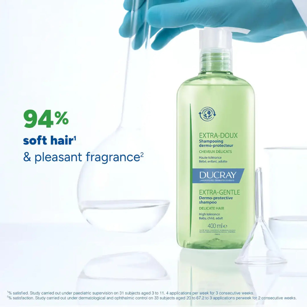 Ducray Extra Gentle Shampoo 400ml – Gentle Shampoo for Delicate Hair