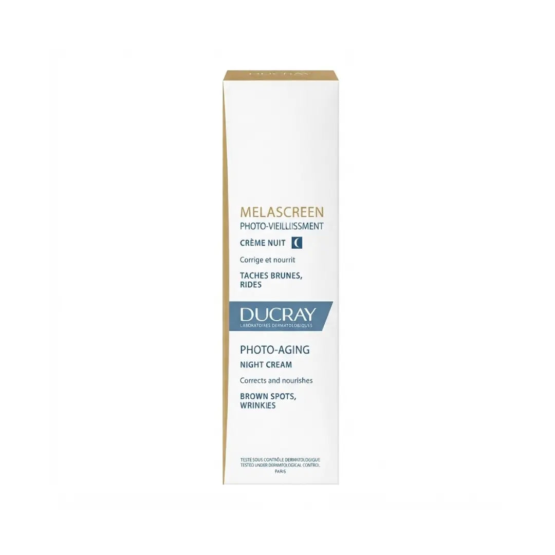 Ducray Melascreen Photo-Aging Night Cream 50ml – Anti Dark Spot & Anti-Wrinkle Face Cream
