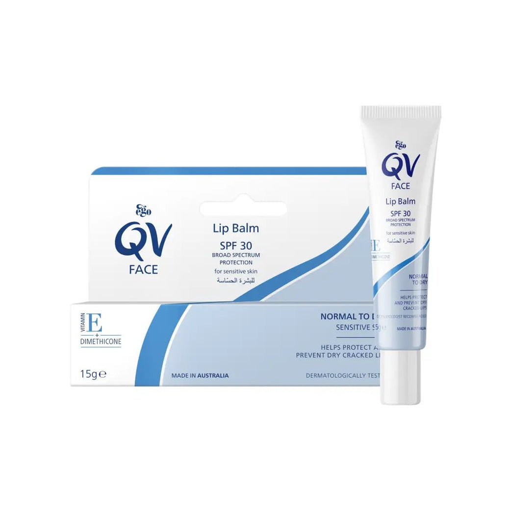 EGO QV Face SPF30 Lip Balm 15g Normal to Dry