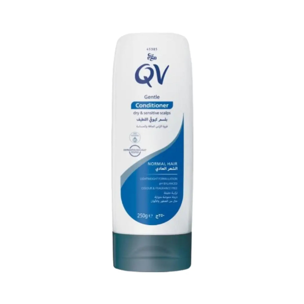 EGO QV Gentle Conditioner 250ml | Fragrance-Free Conditioner for Dry Hair & Sensitive Scalp