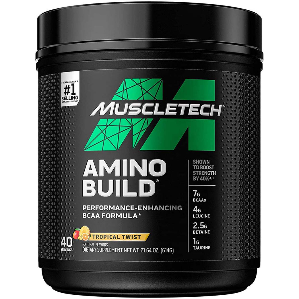 Muscletech Amino Build 614g Tropical Twist Serv 40